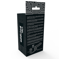 ADDICTED TOYS - KOREK ANALNY Z CZARNYM PIERSCIENIEM NA PENISA