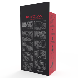 DARKNESS - SILIKONOWY KOREK ANALNY Z BIALYM OGONKIEM