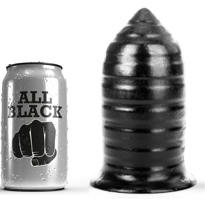 ALL BLACK - KOREK ANALNY 16 CM
