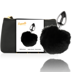COQUETTE CHIC DESIRE - KOREK ANALNY METALOWY ROZMIAR L 2.8 X 4.1 CM