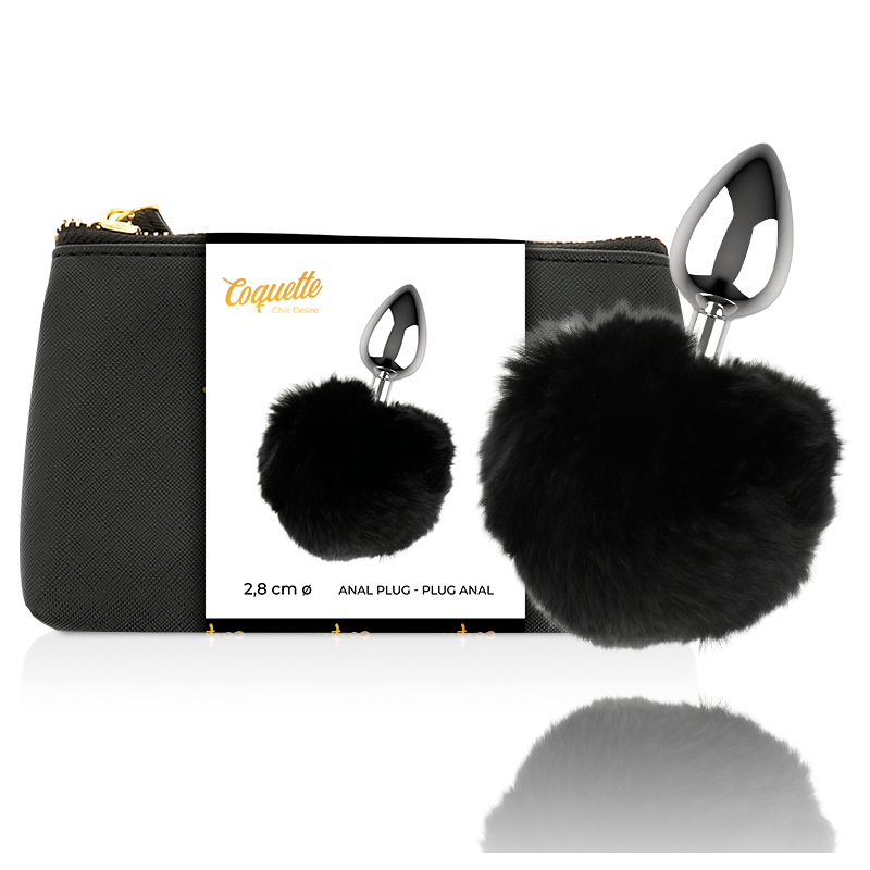 COQUETTE CHIC DESIRE - ANAL PLUG METAL SIZE L 2.8 X 4.1 CM