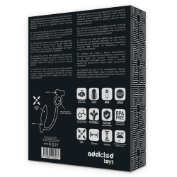 ADDICTED TOYS - KOREK ANALNY Z PIERSCIENIEM WIBRUJACYM