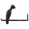 ADDICTED TOYS - KOREK ANALNY Z CZARNYM SILIKONOWYM PIERSCIENIEM 12 CM