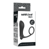 ADDICTED TOYS - KOREK ANALNY Z PIERSCIENIEM NA PENISA, WIBRUJACY