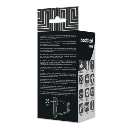 ADDICTED TOYS - KOREK ANALNY Z PIERSCIENIEM NA PENISA, WIBRUJACY