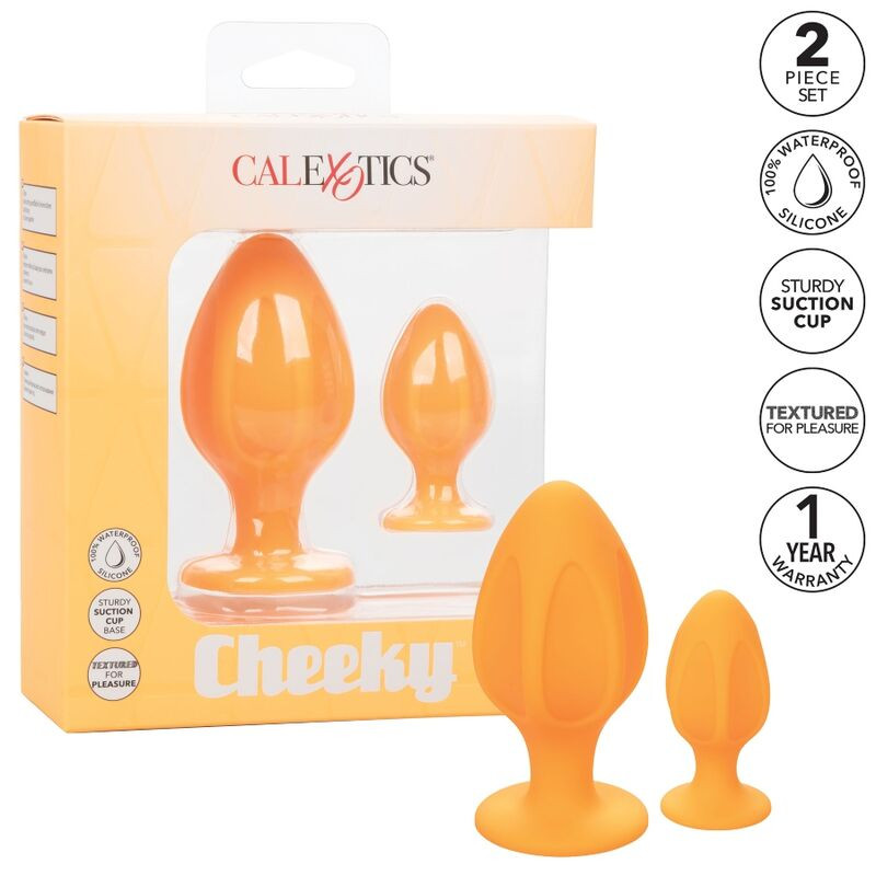 CALEXOTICS - BUTTPLUG CHEEKY ARANCIONE CALEXOTICS - BUTTPLUG CHEEKY ARANCIONE