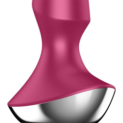 SATISFYER - WIBRATOR PLUG ILICIOUS 2 WTYKI BERRY