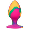 CALEXOTICS - BEZCZELNY, DUZY, KOLOROWY KOREK ANALNY