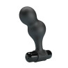 MR PLAY - CZARNY SILIKONOWY WIBRATOR ANALNY