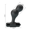 MR PLAY - CZARNY SILIKONOWY WIBRATOR ANALNY