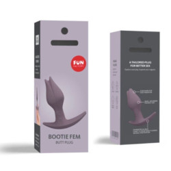 FUN FACTORY - BOOTIE FEM KOBIETY TYLEK KOREK ANALNY CIEMNY TAUP