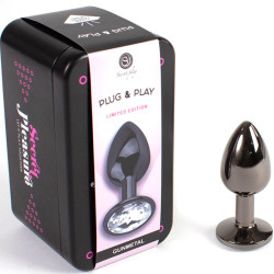 SECRETPLAY - GRONOWA ZATYCZKA DO BUTY MALY ROZMIAR 7 CM