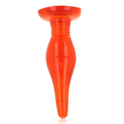 BAILE - CZERWONY KOREK ANALNY MIEKKI W DOTYKU 14,2 CM