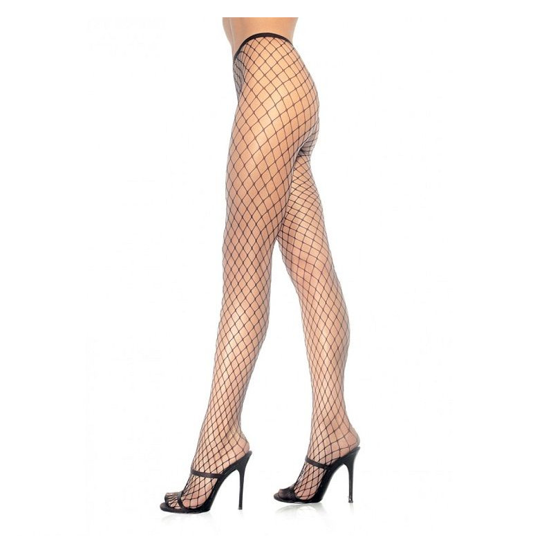 LEG AVENUE - CZARNE FIGI W DIAMENTOWEJ SIATCE LEG AVENUE - CZARNE FIGI W DIAMENTOWEJ SIATCE