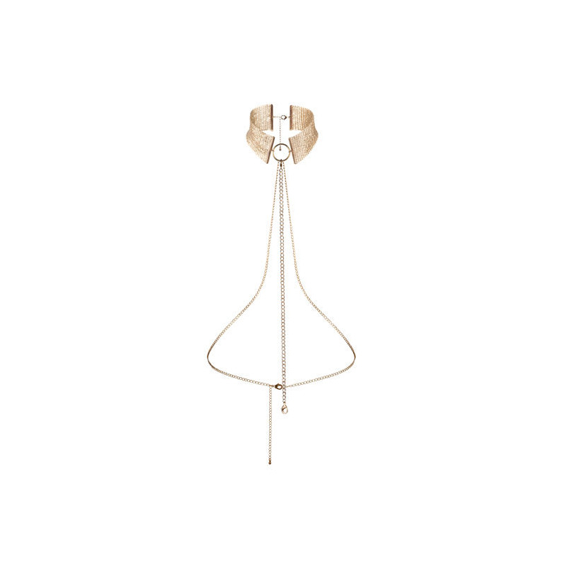 BIJOUX - DÉSIR MÉTALLIQUE COLAR METLICO DOURADO BIJOUX - DÉSIR MÉTALLIQUE COLAR METLICO DOURADO