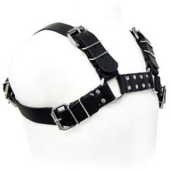 LEATHER BODY - SZELKI DLA CZARNEGO BULL DOGA