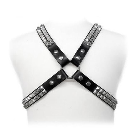 LEATHER BODY - PYRAMID-STIFT-HARNESS