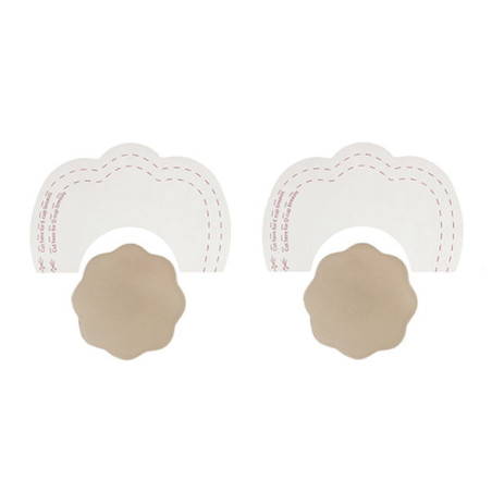 BYE-BRA - WZMACNIACZ PIERSI + OSLONY NA SUTKI JEDWABNY KUBEK D/F