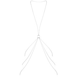 BIJOUX - MAGNIFIQUE CHAÎNES MÉTALLIQUES POUR LE CORPS 8 ARGENT