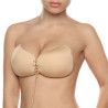 BYE-BRA - KORONKOWANY PUSH-UP BEZOWY KUBEK A