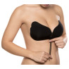 BYE-BRA - KORONKOWANY PUSH-UP CZARNA KUBKA A