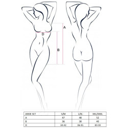 PASSION - WOMAN AKKIE SET DISFRAZ ENFERMERA S/M