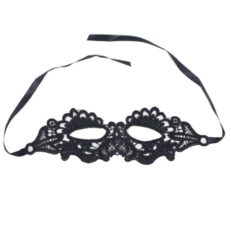 QUEEN LINGERIE - MASCHERA NERA TAGLIA UNICA QUEEN LINGERIE - MASCHERA NERA TAGLIA UNICA