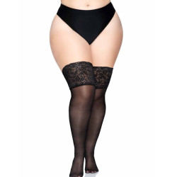 LEG AVENUE - STAY UPS SHEER UDA WYSOKI PLUS SIZE