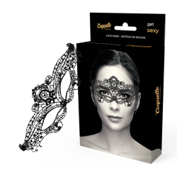 COQUETTE CHIC DESIRE - DESIRE CZARNA MASKA KORONKOWA