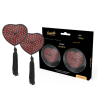 COQUETTE CHIC DESIRE - CZERWONE / CZARNE OSLONY NA SUTKI