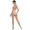 PASSION - WOMAN BS088 BODYSTOCKING BLANCO TALLA ÚNICA
