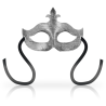 OHMAMA - MASCHERE MASCHERA FIORE DE LIS ARGENTO