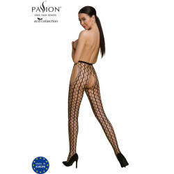 PASSION - ECO COLLECTION BODYSTOCKING ECO S007 CZARNY
