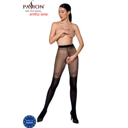 PASSION - TIOPEN 012 CZARNE RAJSTOPY 1/2 20/40 DEN
