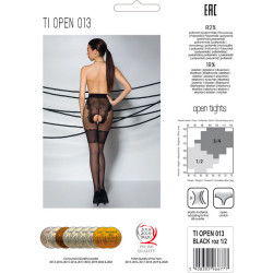 PASSION - TIOPEN 013 CZARNE RAJSTOPY 3/4 20/40 DEN