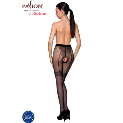 PASSION - TIOPEN 016 CZARNE RAJSTOPY 3/4 20 DEN