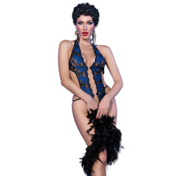 CHILIROSE - CR 4479 BODY BEZ KROKA NIEBIESKI S/M