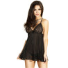 CHILIROSE - CR 3491 BABYDOLL CZARNY S/M