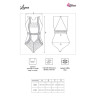 LIVCO CORSETTI FASHION - LIXPEN LC 90612 BODY CZARNY L/XL