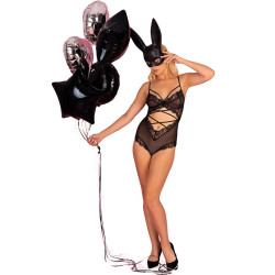 LIVCO CORSETTI FASHION - KYLSSIAM LC 90613 BODY CZARNY L/XL