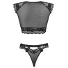 LIVCO CORSETTI FASHION - TIMOSAN LC 90631 BIUSTONOSZ + MAJTKI CZARNE