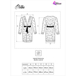 LIVCO CORSETTI FASHION - MOSTINA LC 90641 SUKIENKA G CZARNA L/XL