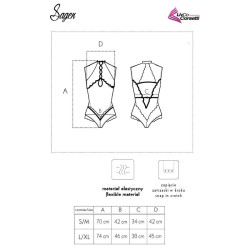 LIVCO CORSETTI FASHION - SAGEN LC 90694 KORPUS CZARNY