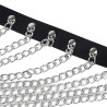 SUBBLIME - CHEST HARNESS WITH BIG RING CHAINS ONE SIZE