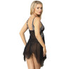 SUBBLIME - TKANINA BABYDOLL Z TIULU W KLATCE PIERSIOWEJ L/XL