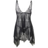 SUBBLIME - TKANINA BABYDOLL Z TIULU W KLATCE PIERSIOWEJ L/XL