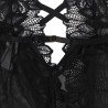 SUBBLIME - MIS HALTER Z KORONKA Z KORONKA NA TYLACH CZARNY L/XL