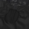 SUBBLIME - BABYDOLL Z KWIATOWYM NADRUKIEM NA PIERSI CZARNY S/M