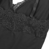 SUBBLIME - CZARNA KORONKA Z KWIATOWYMI DETALAMI MIS L/XL