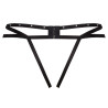LIVCO CORSETTI FASHION - NOMADE THONG CROTCHLESS BLACK